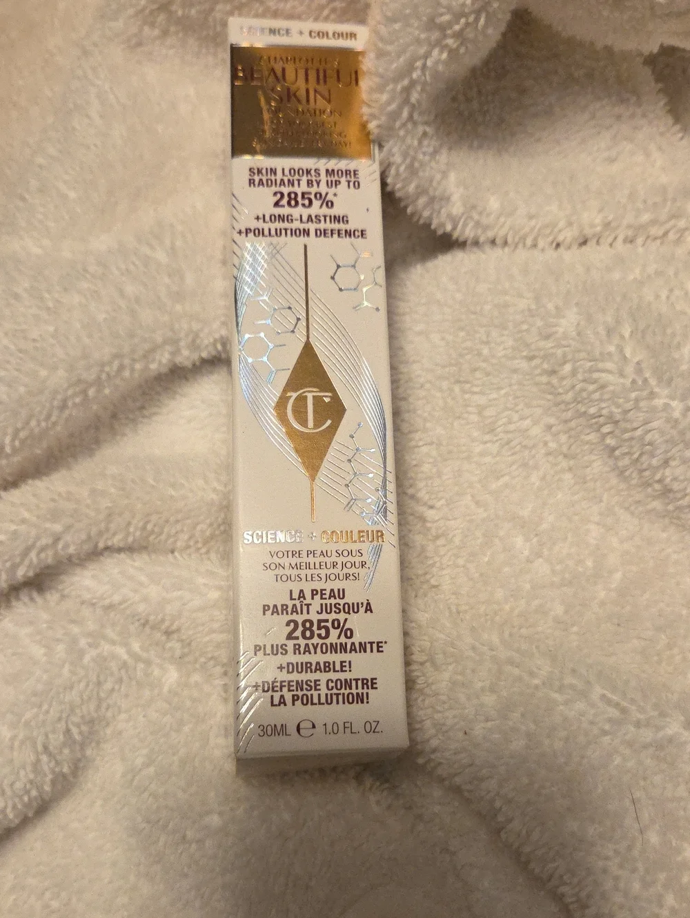 NIB Charlotte Tilbury Beautiful Skin Foundation In 3 Cool Froid  New